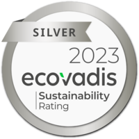 荣获2023年Ecovadis银级可持续性评级徽章，认可公司在环境和社会责任方面的卓越表现。